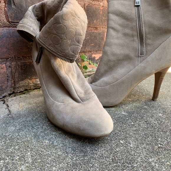 Coach Shoes - Coach Ankle Boots Womens 11 tan color